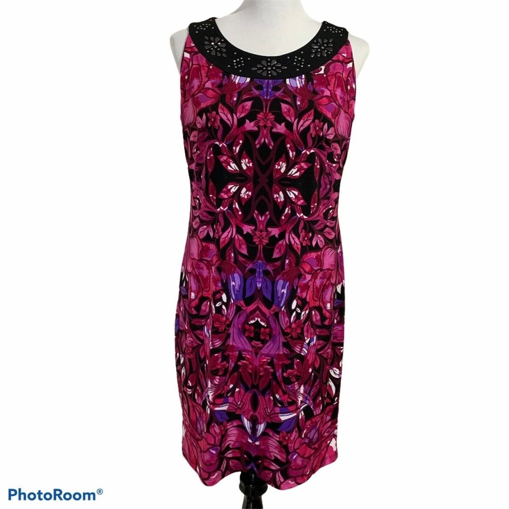 Allison Daley Petites‎ Sleeveless Floral Dress